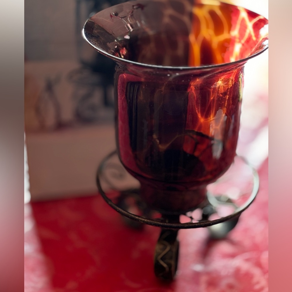 NEW in packaging hurricane candleholder